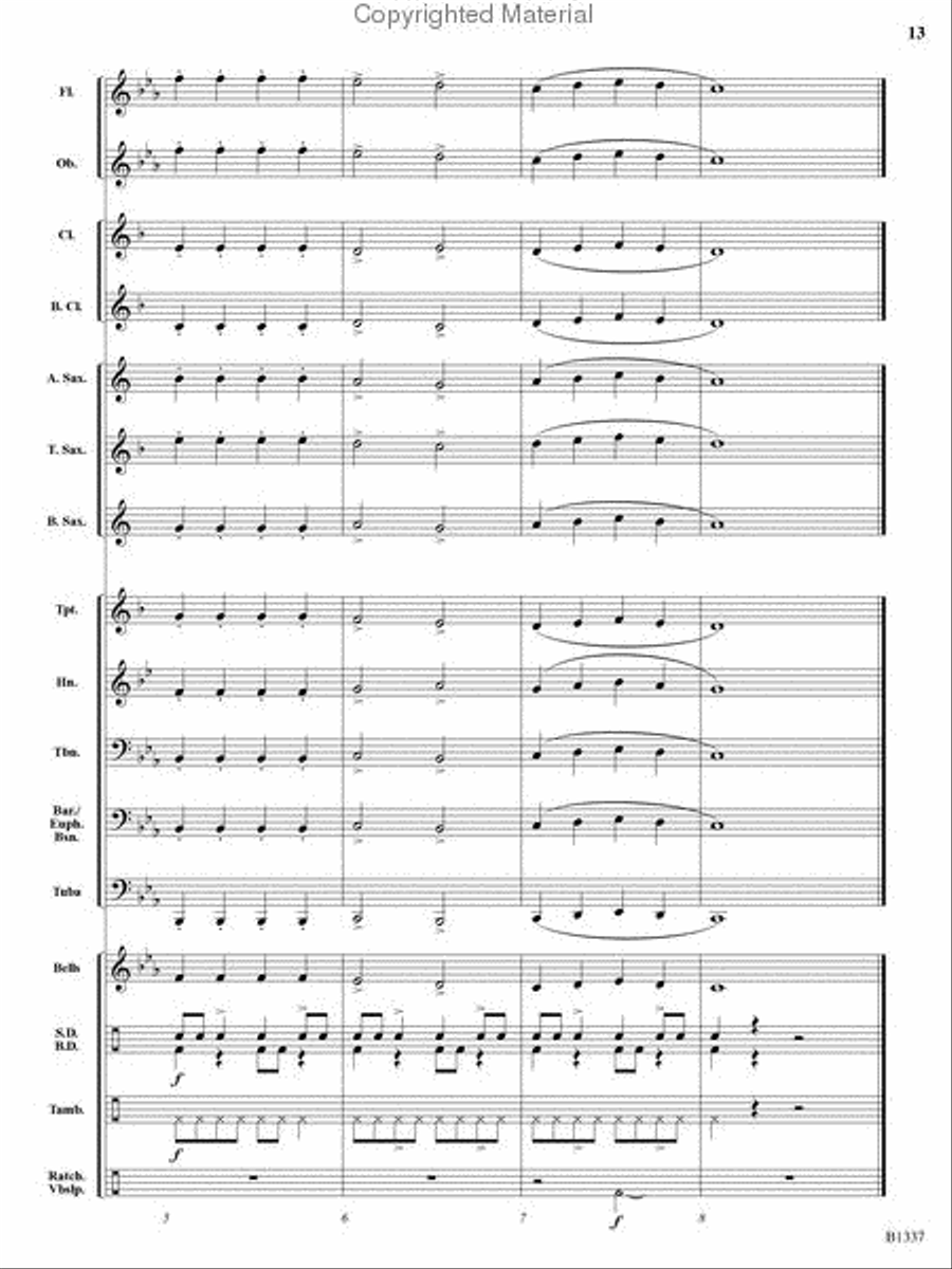 Dance of the Jabberwocky Dance of the Jabberwocky Concert Band scores gallery preview page 12