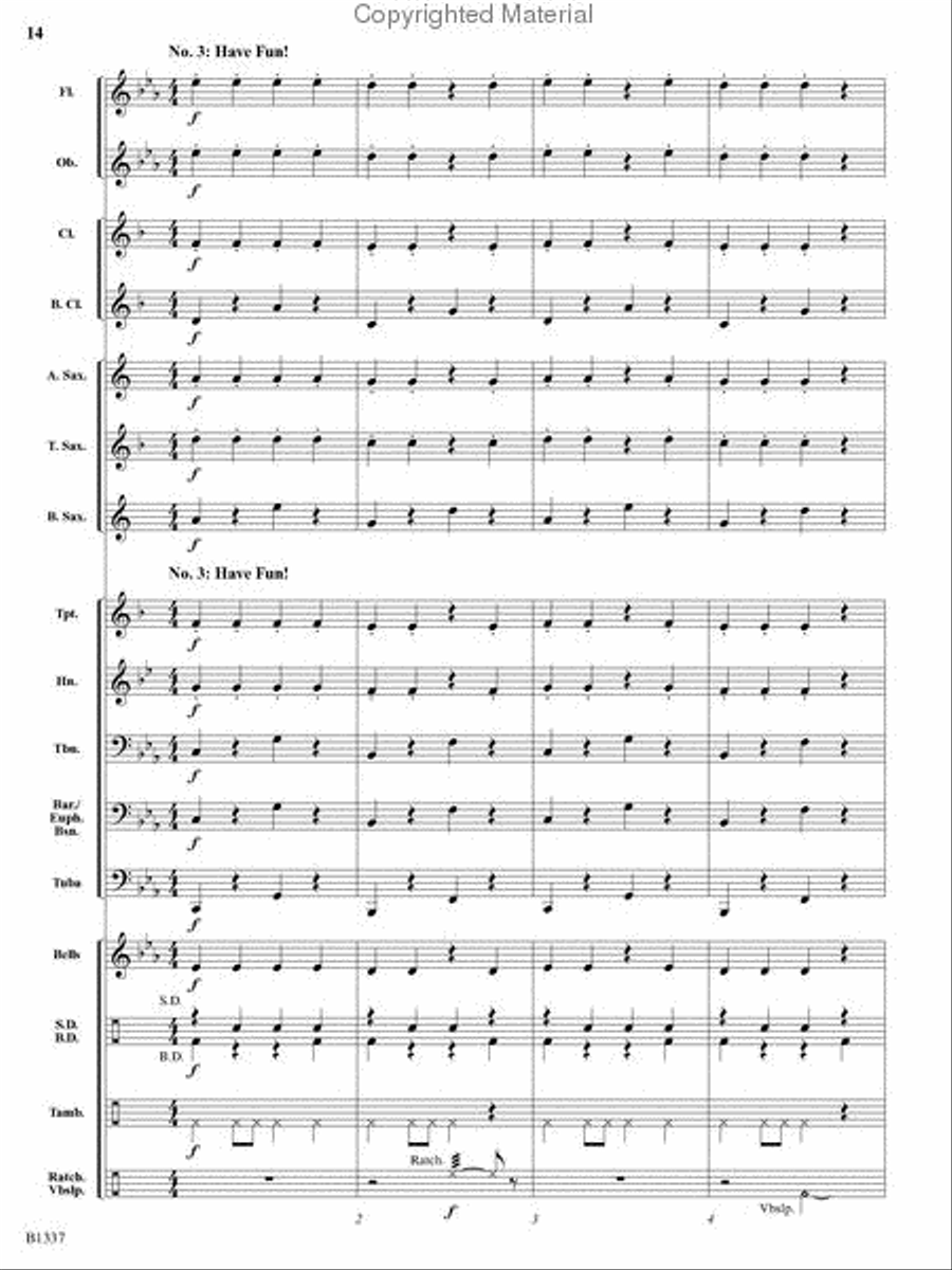 Dance of the Jabberwocky Dance of the Jabberwocky Concert Band scores gallery preview page 13