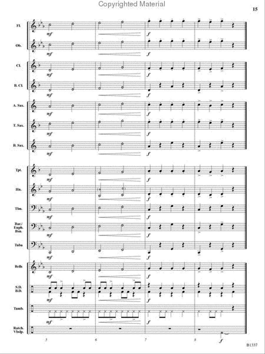 Dance of the Jabberwocky Dance of the Jabberwocky Concert Band scores gallery preview page 14