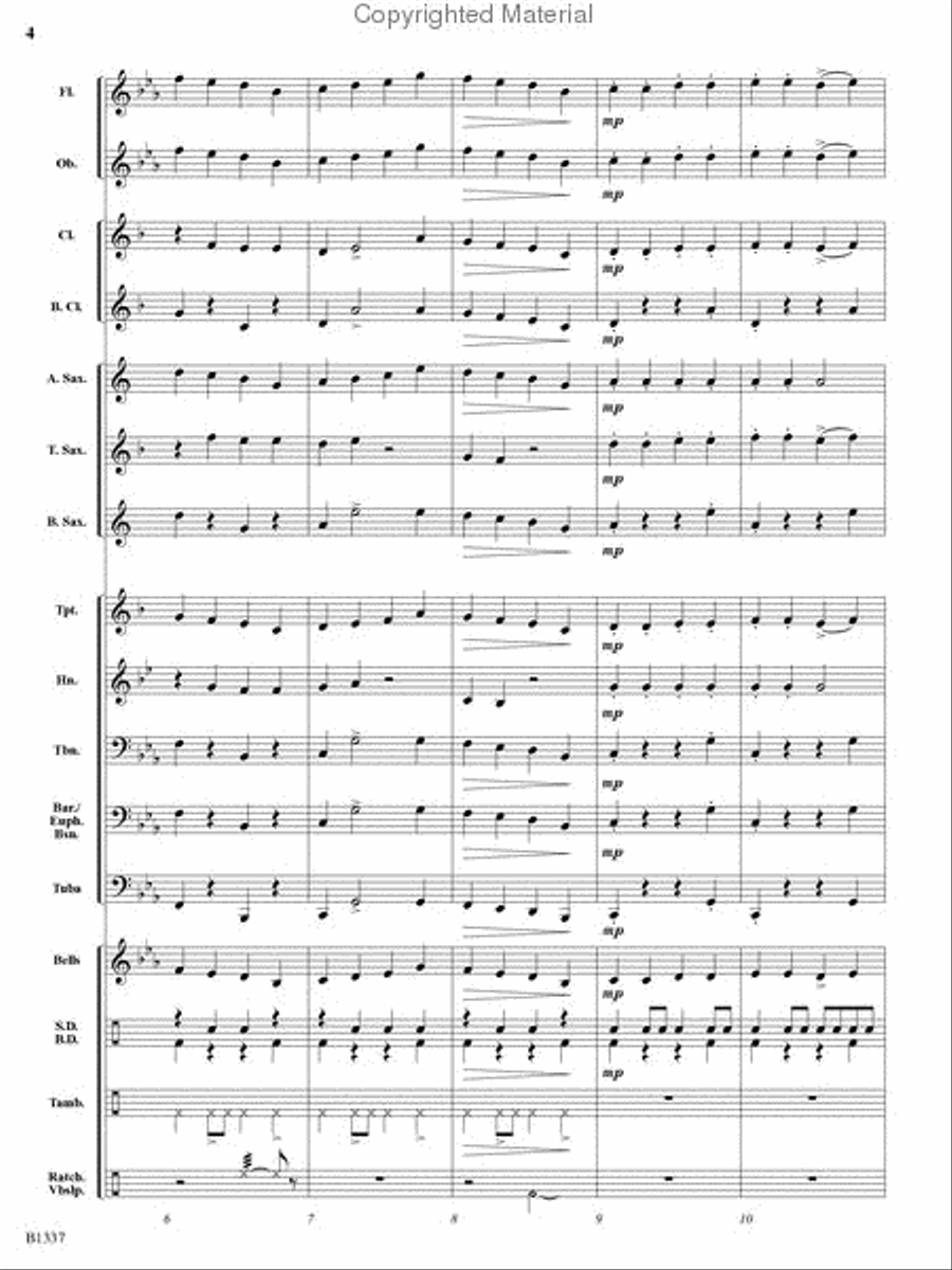 Dance of the Jabberwocky Dance of the Jabberwocky Concert Band scores gallery preview page 3
