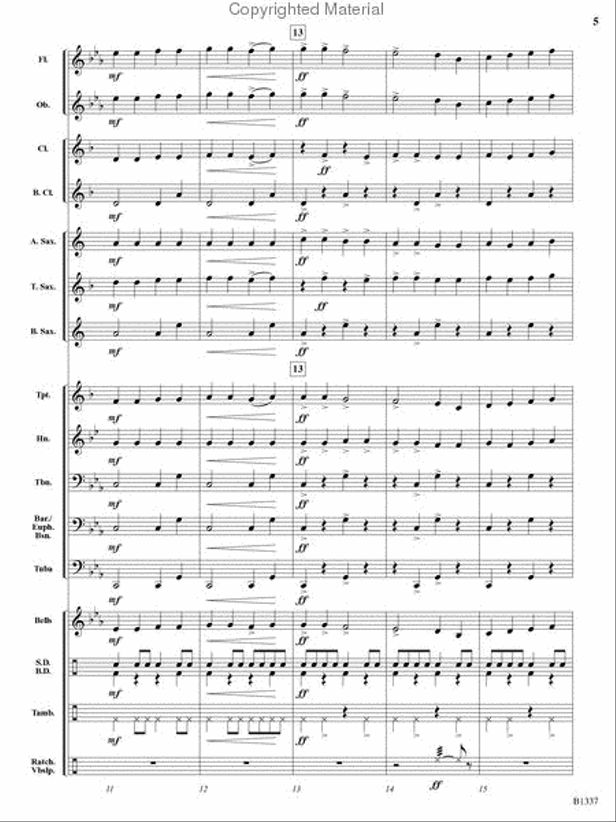 Dance of the Jabberwocky Dance of the Jabberwocky Concert Band scores gallery preview page 4