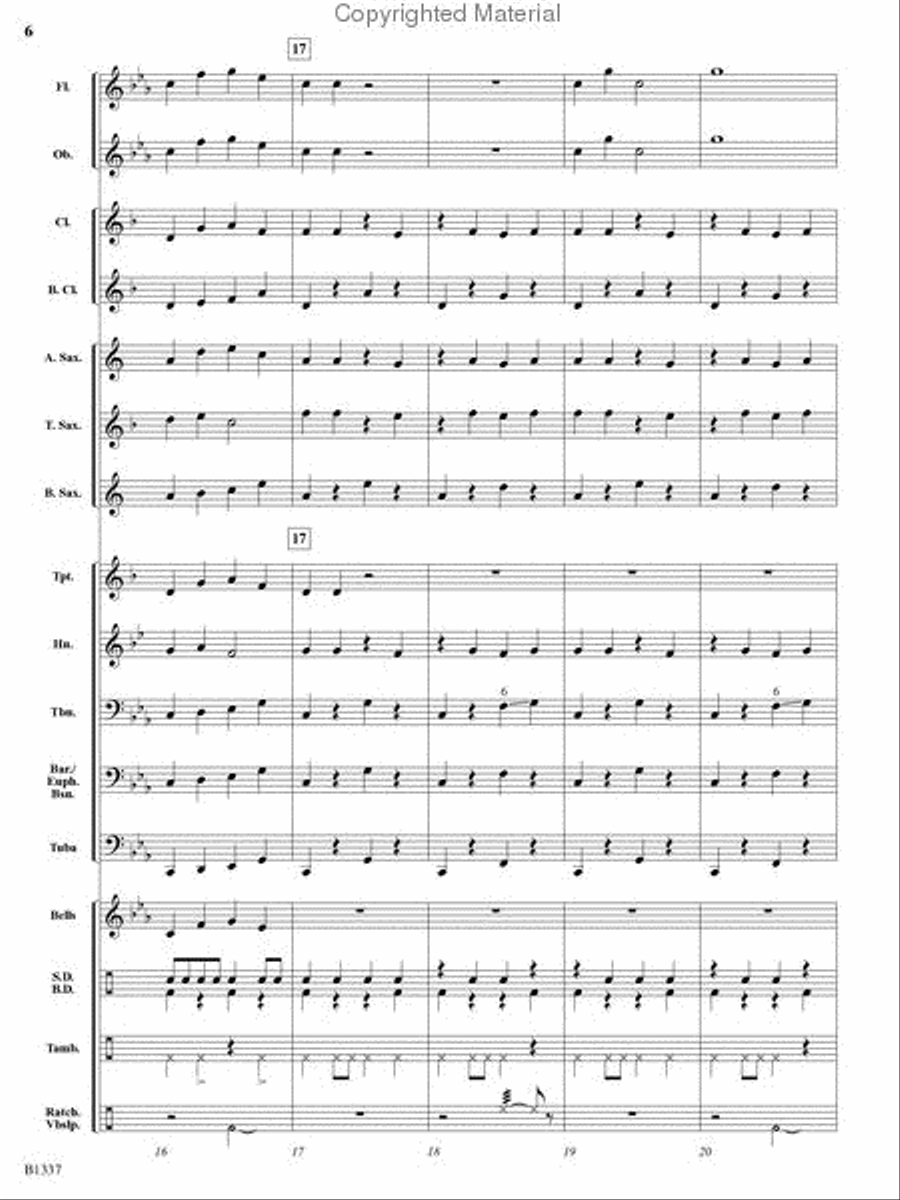 Dance of the Jabberwocky Dance of the Jabberwocky Concert Band scores gallery preview page 5