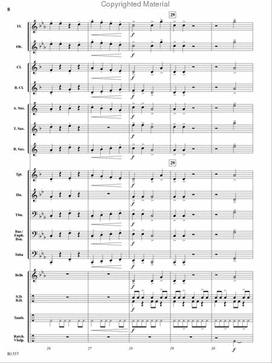 Dance of the Jabberwocky Dance of the Jabberwocky Concert Band scores gallery preview page 7