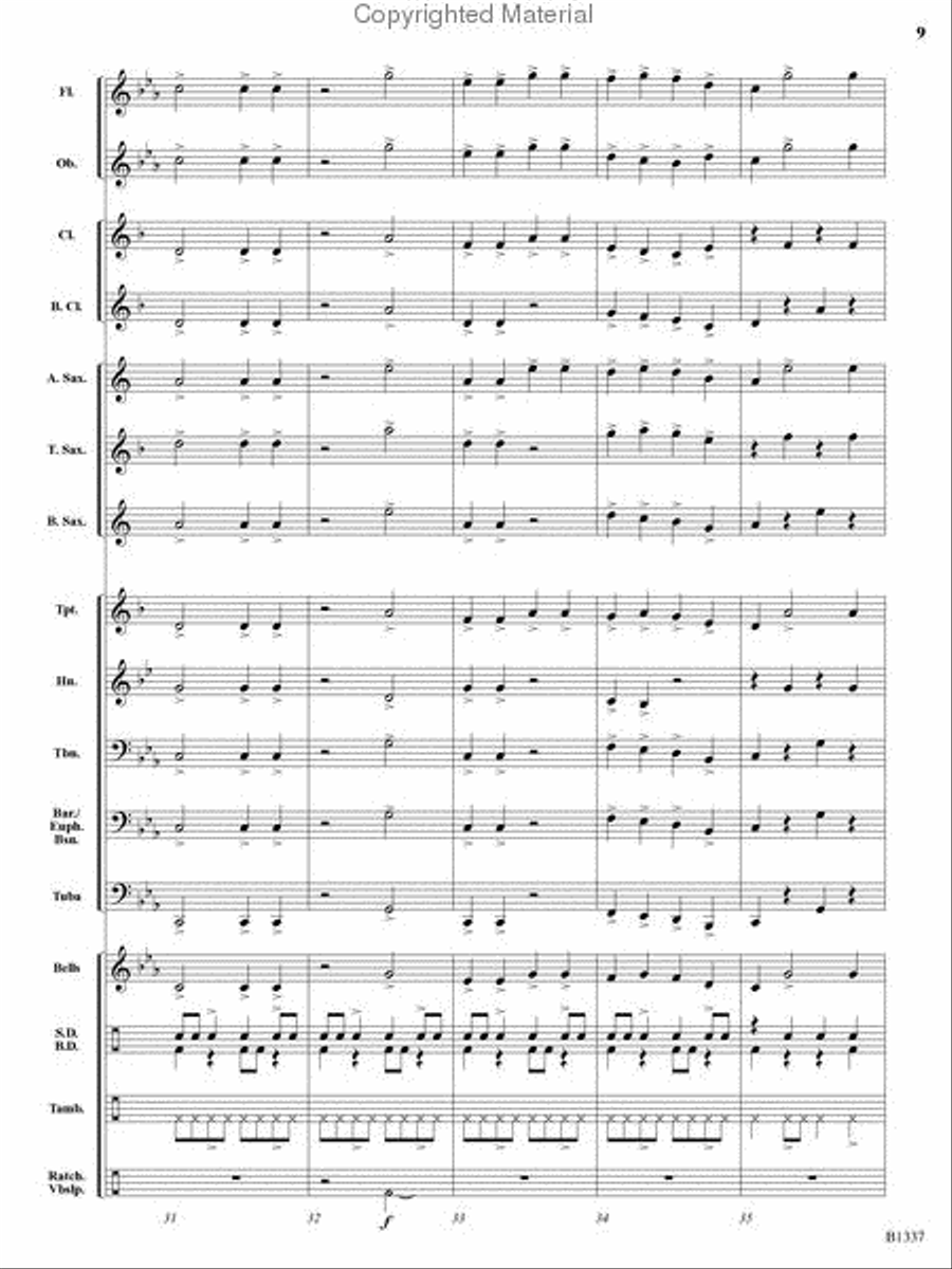 Dance of the Jabberwocky Dance of the Jabberwocky Concert Band scores gallery preview page 8