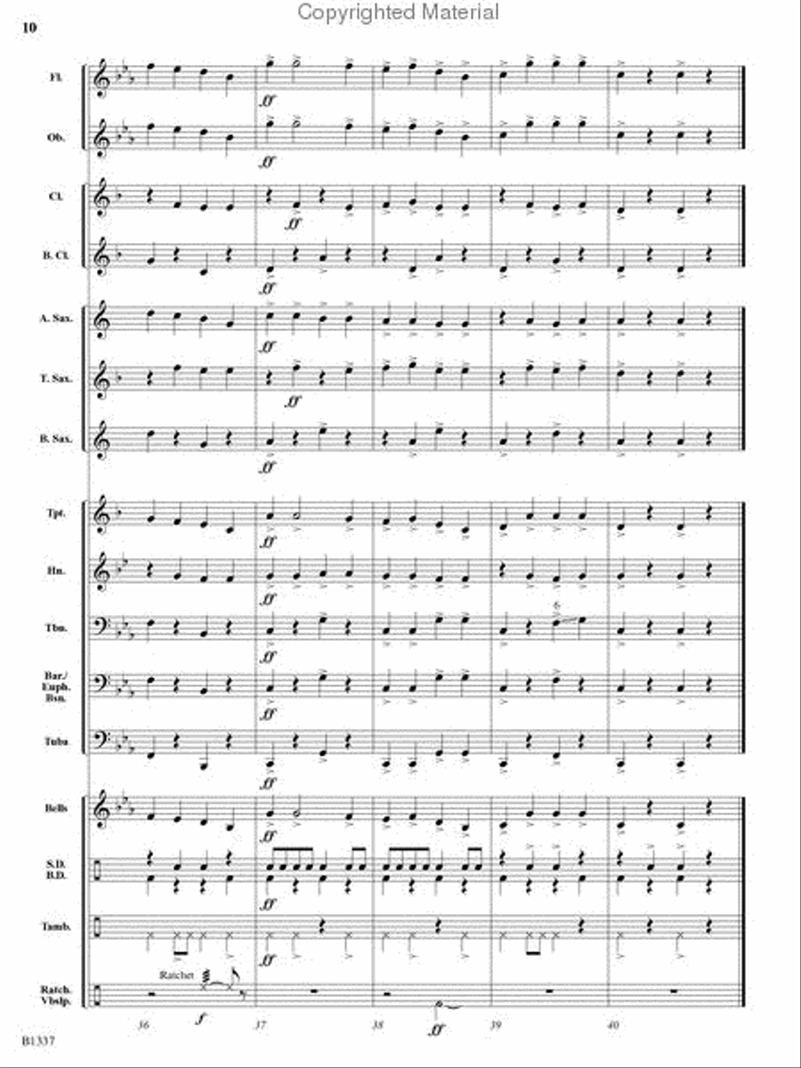 Dance of the Jabberwocky Dance of the Jabberwocky Concert Band scores gallery preview page 9