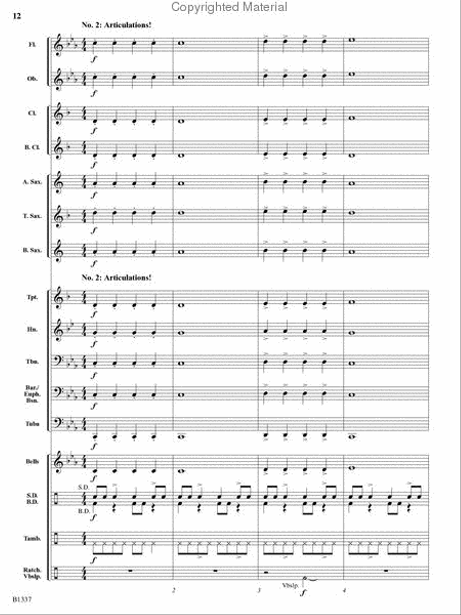 Dance of the Jabberwocky Dance of the Jabberwocky Concert Band scores gallery preview page 11