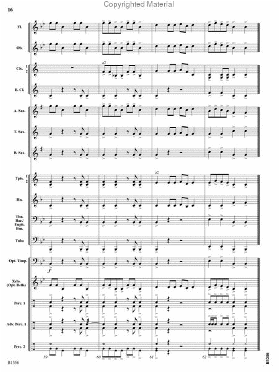 Rocky Mountain Romp Rocky Mountain Romp Concert Band scores gallery preview page 15