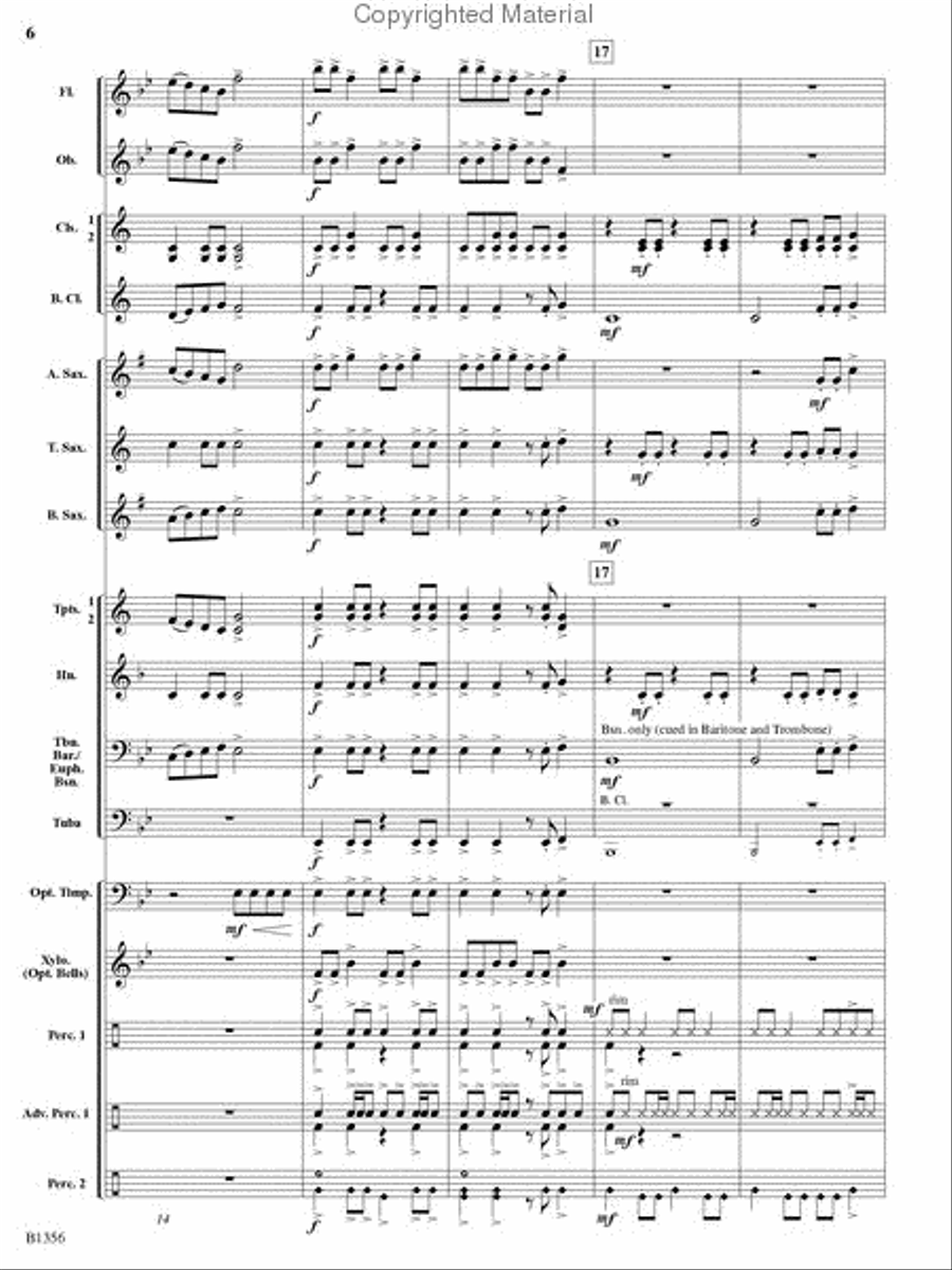 Rocky Mountain Romp Rocky Mountain Romp Concert Band scores gallery preview page 5