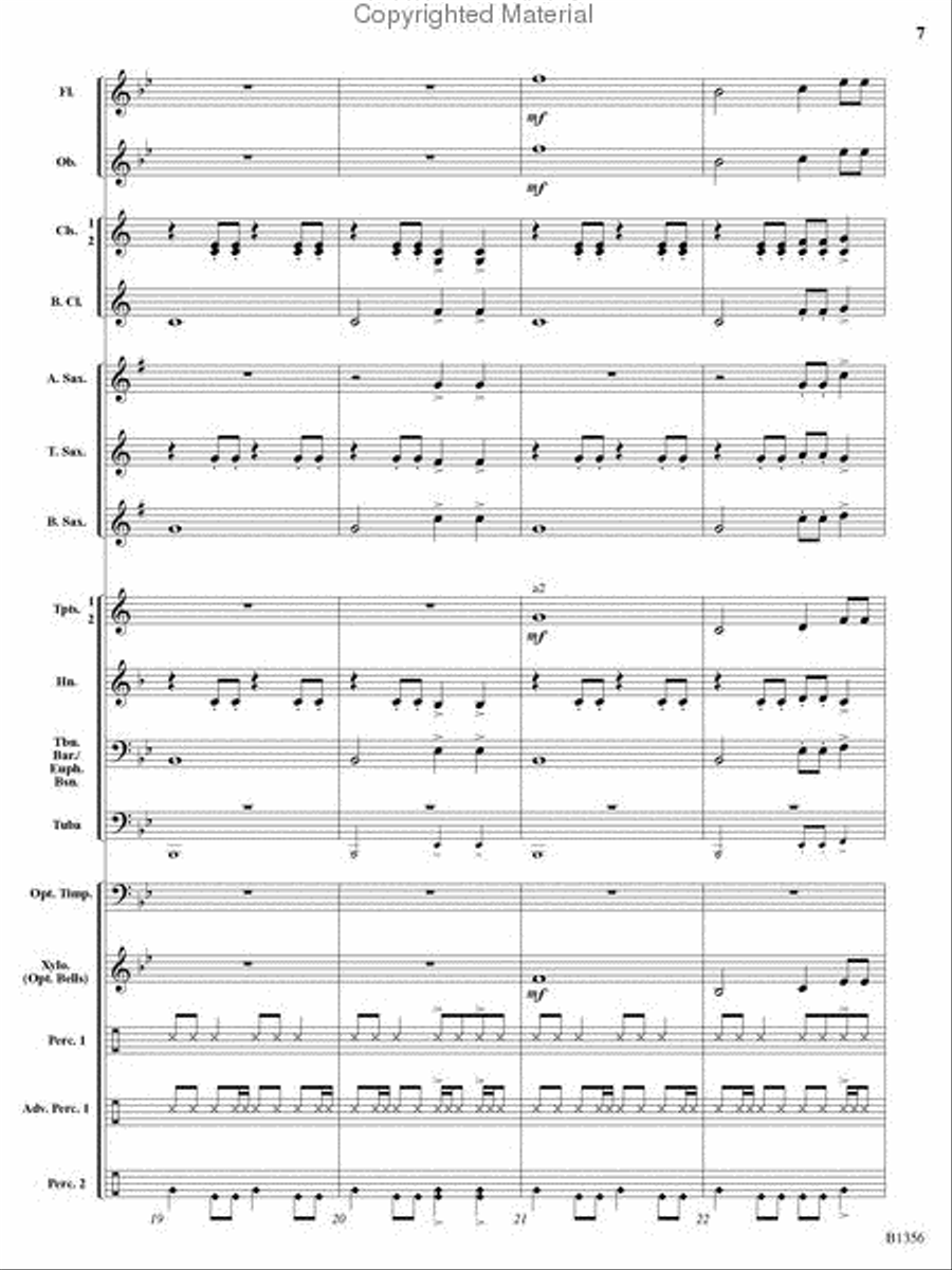 Rocky Mountain Romp Rocky Mountain Romp Concert Band scores gallery preview page 6