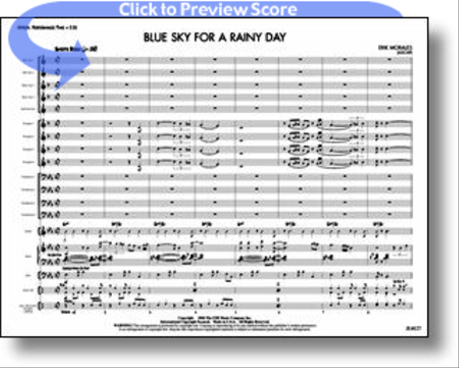 Blue Sky for a Rainy Day Blue Sky for a Rainy Day Jazz Ensemble scores gallery preview page 1