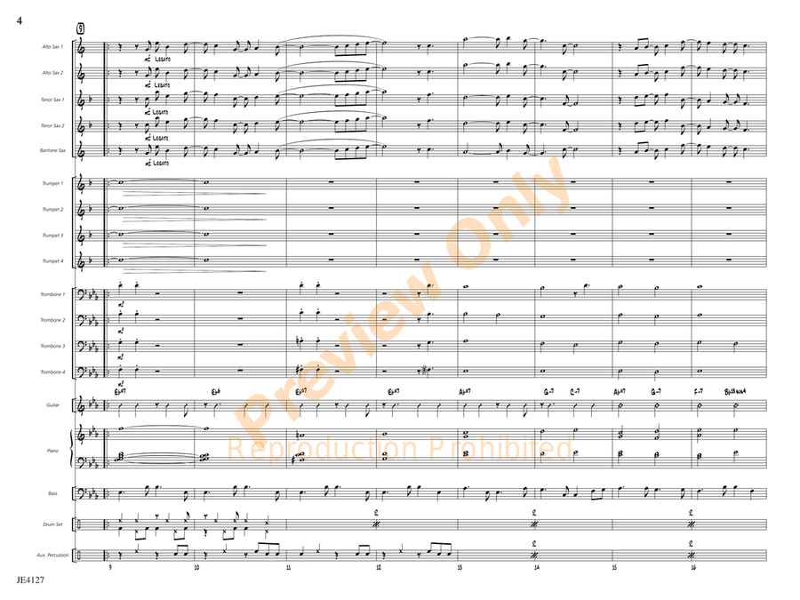 Blue Sky for a Rainy Day Blue Sky for a Rainy Day Jazz Ensemble scores gallery preview page 5