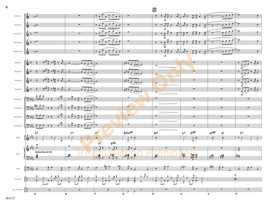 Blue Sky for a Rainy Day Blue Sky for a Rainy Day Jazz Ensemble scores gallery preview page 7