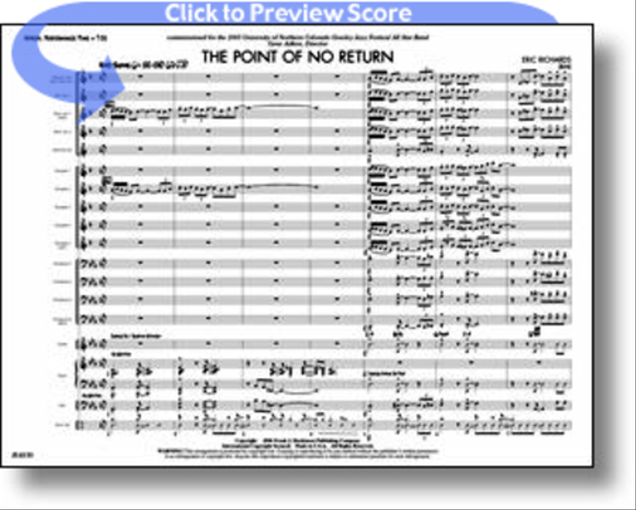 The Point of No Return The Point of No Return Jazz Ensemble scores gallery preview page 1