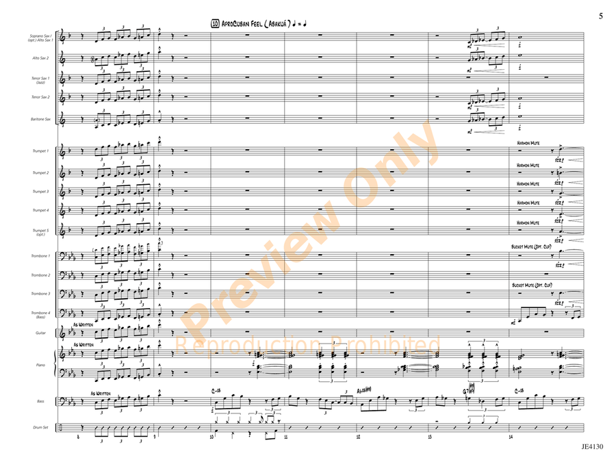 The Point of No Return The Point of No Return Jazz Ensemble scores gallery preview page 6