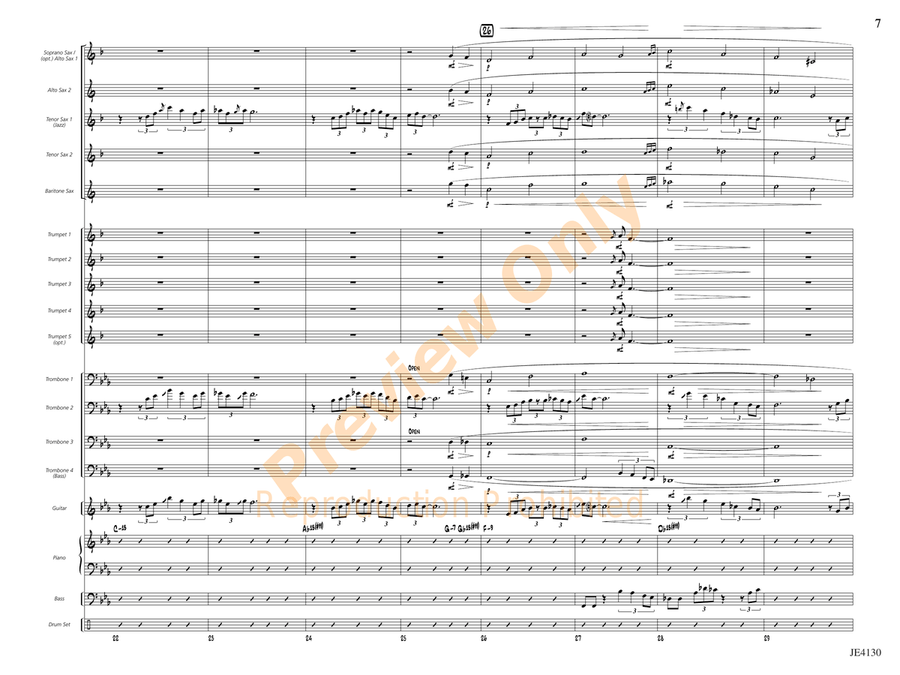 The Point of No Return The Point of No Return Jazz Ensemble scores gallery preview page 8