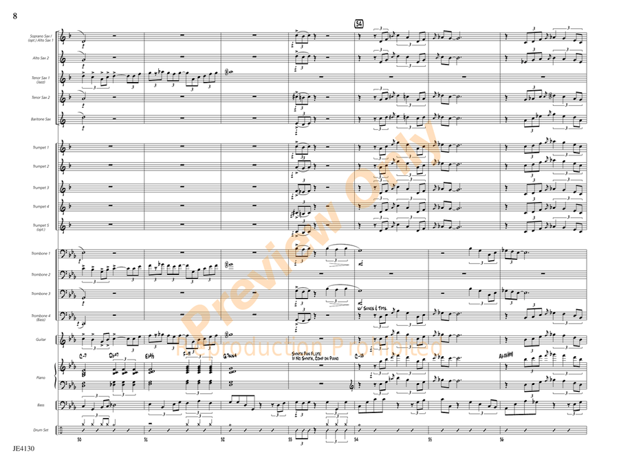 The Point of No Return The Point of No Return Jazz Ensemble scores gallery preview page 9