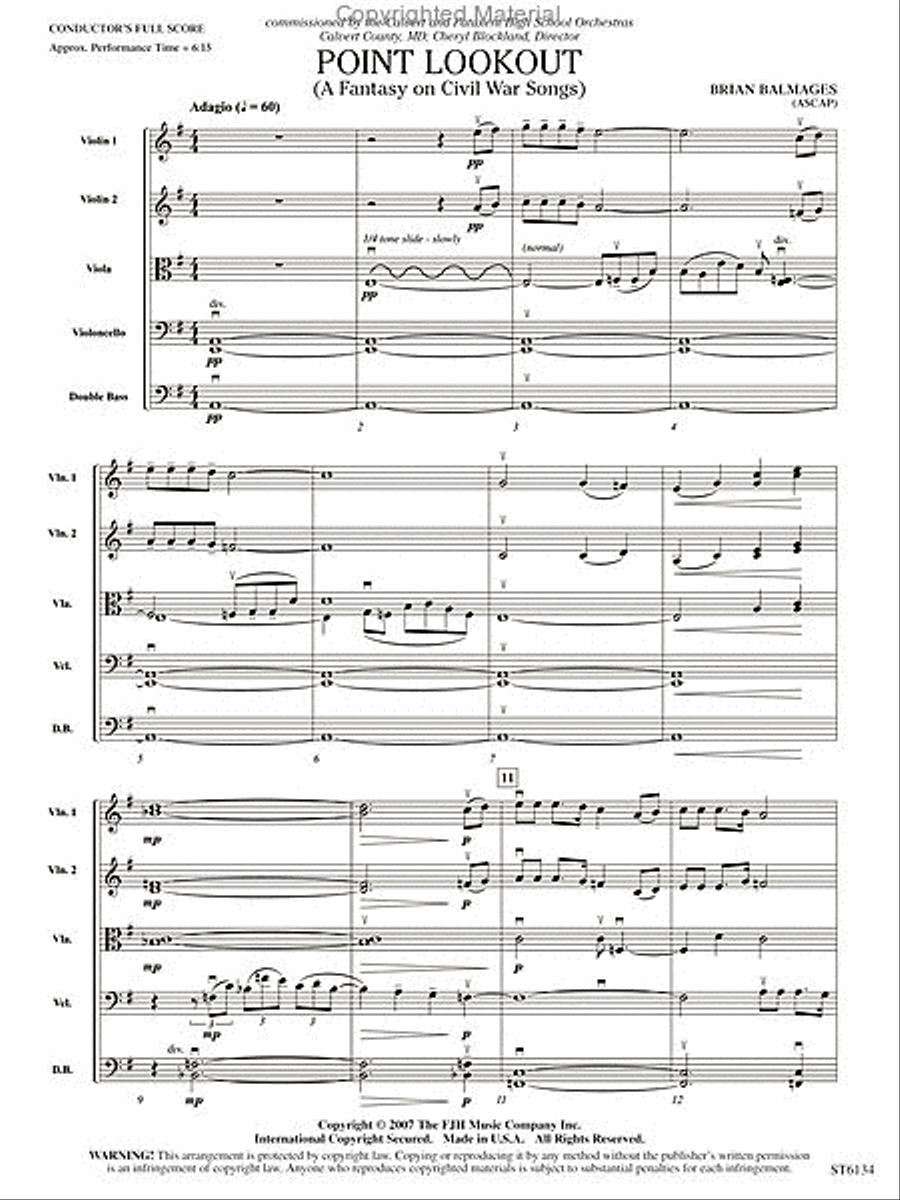 Point Lookout Point Lookout String Orchestra scores gallery preview page 2