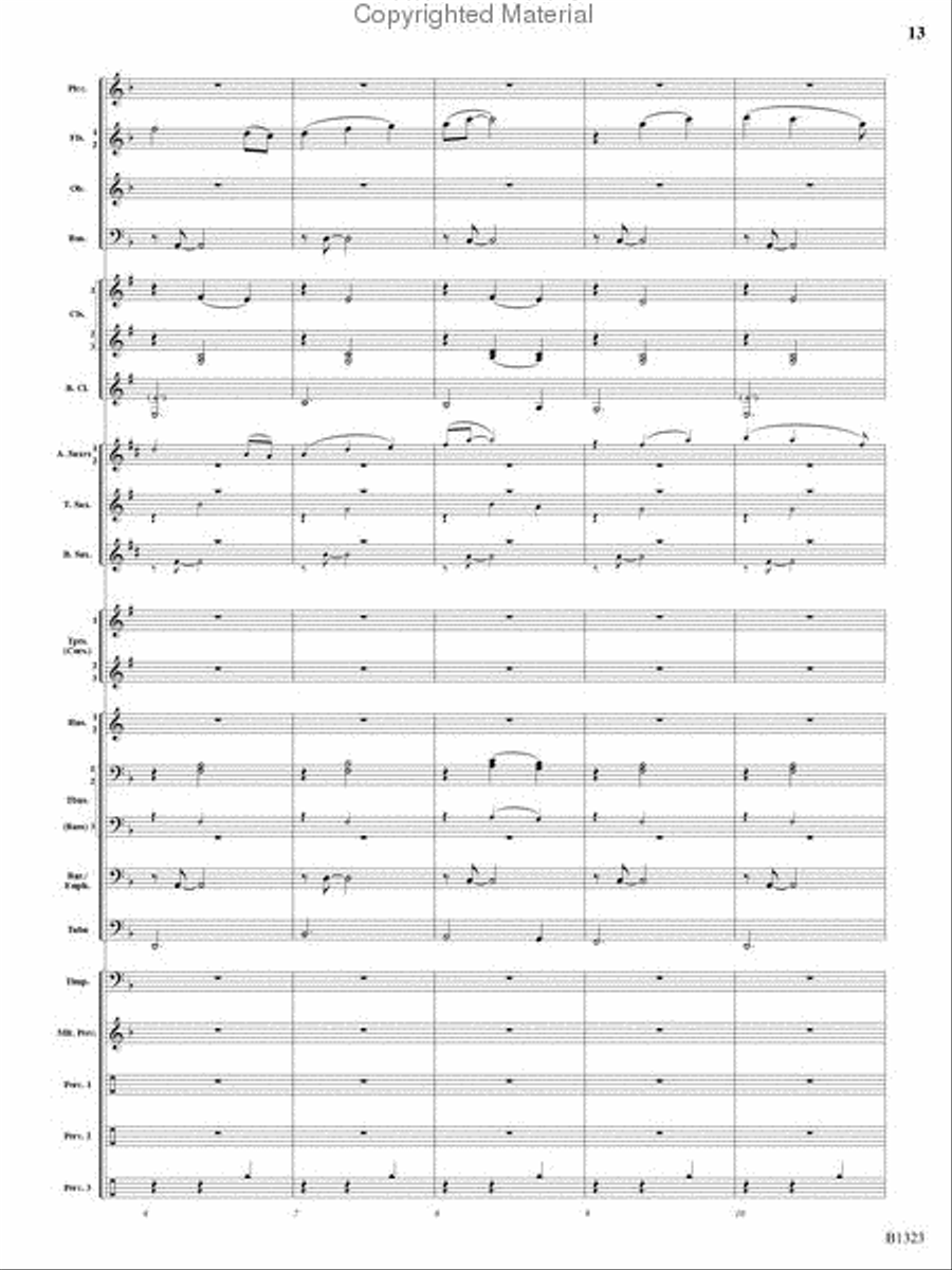 Three Scottish Vistas Three Scottish Vistas Concert Band scores gallery preview page 12