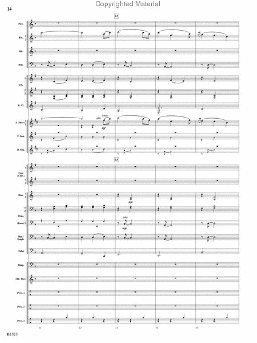 Three Scottish Vistas Three Scottish Vistas Concert Band scores gallery preview page 13