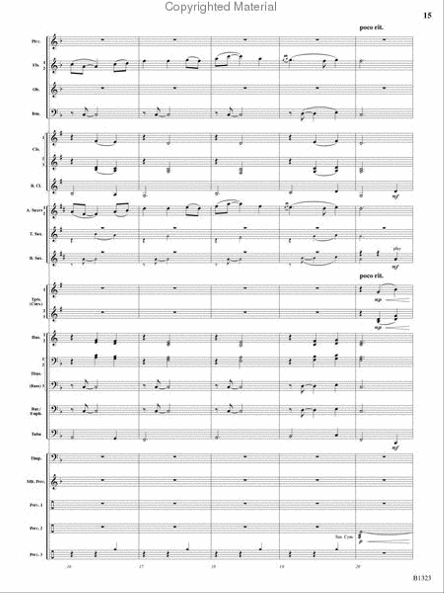 Three Scottish Vistas Three Scottish Vistas Concert Band scores gallery preview page 14