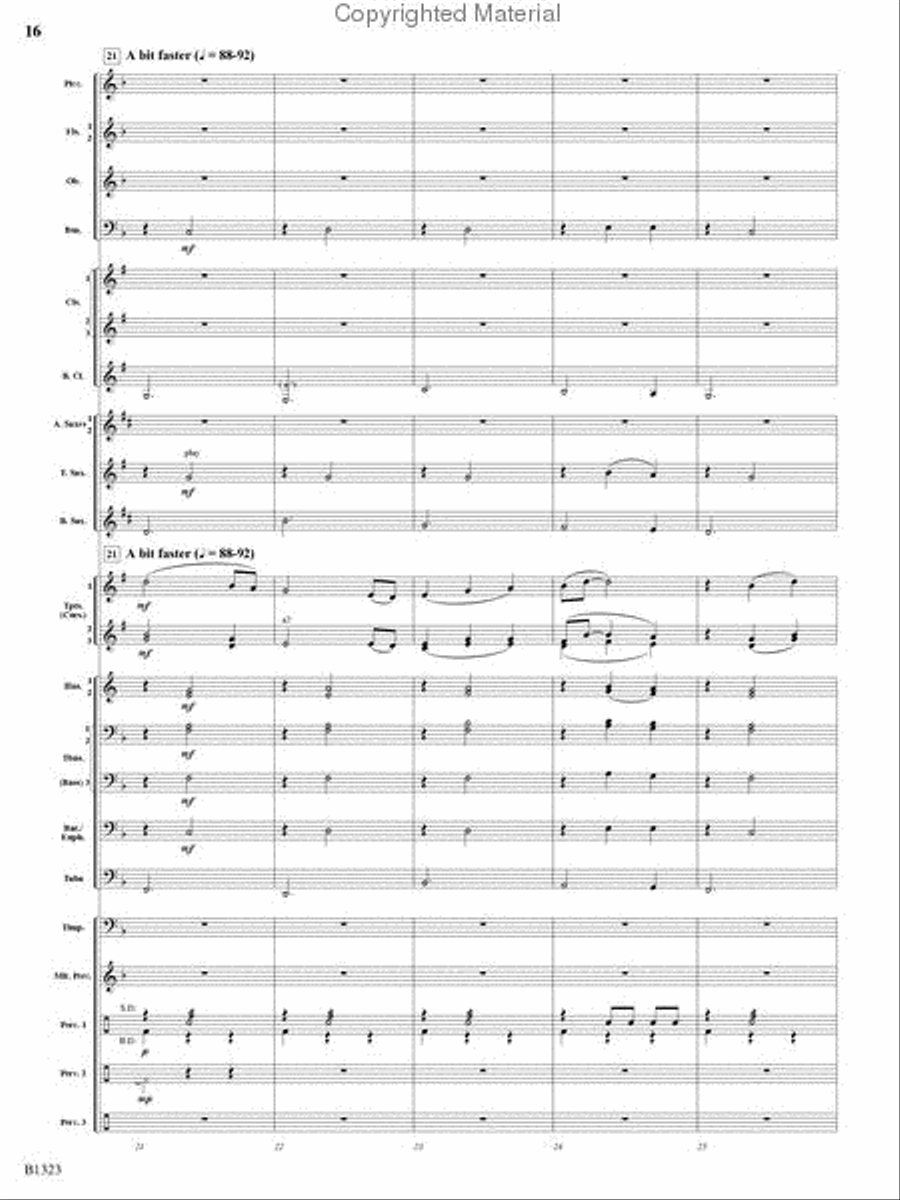 Three Scottish Vistas Three Scottish Vistas Concert Band scores gallery preview page 15