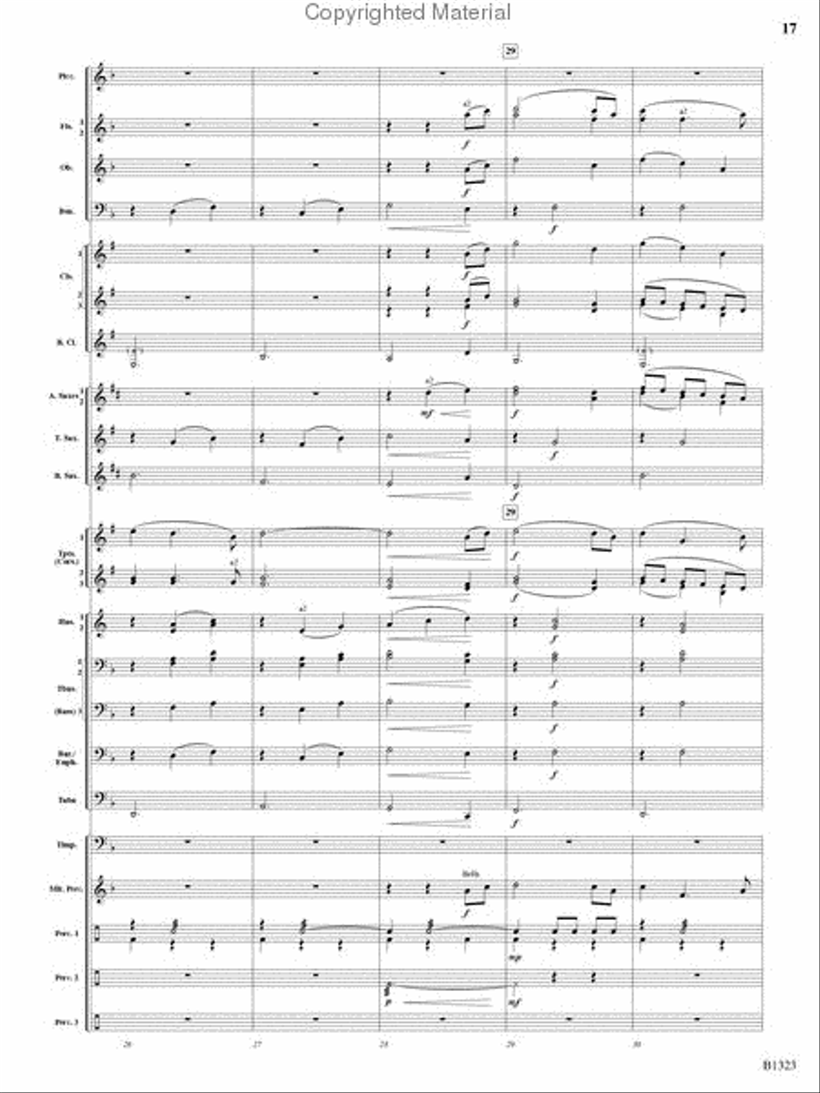 Three Scottish Vistas Three Scottish Vistas Concert Band scores gallery preview page 16