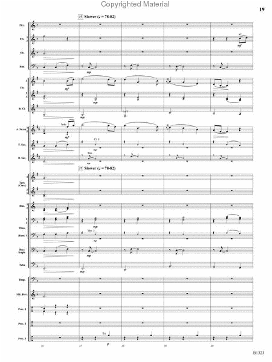 Three Scottish Vistas Three Scottish Vistas Concert Band scores gallery preview page 18