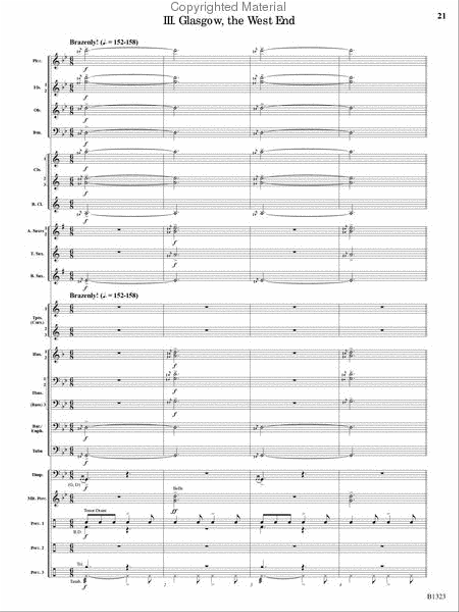 Three Scottish Vistas Three Scottish Vistas Concert Band scores gallery preview page 20