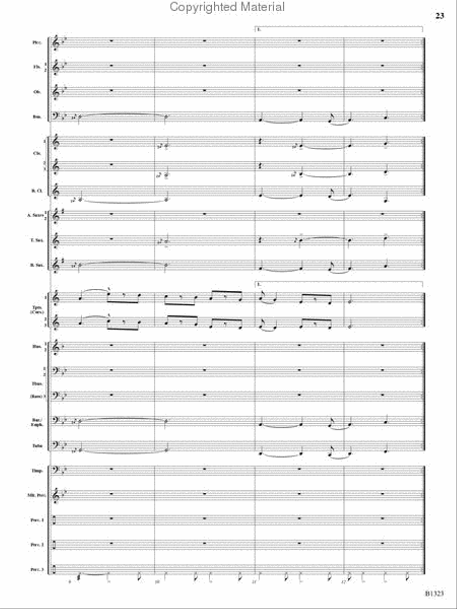Three Scottish Vistas Three Scottish Vistas Concert Band scores gallery preview page 22