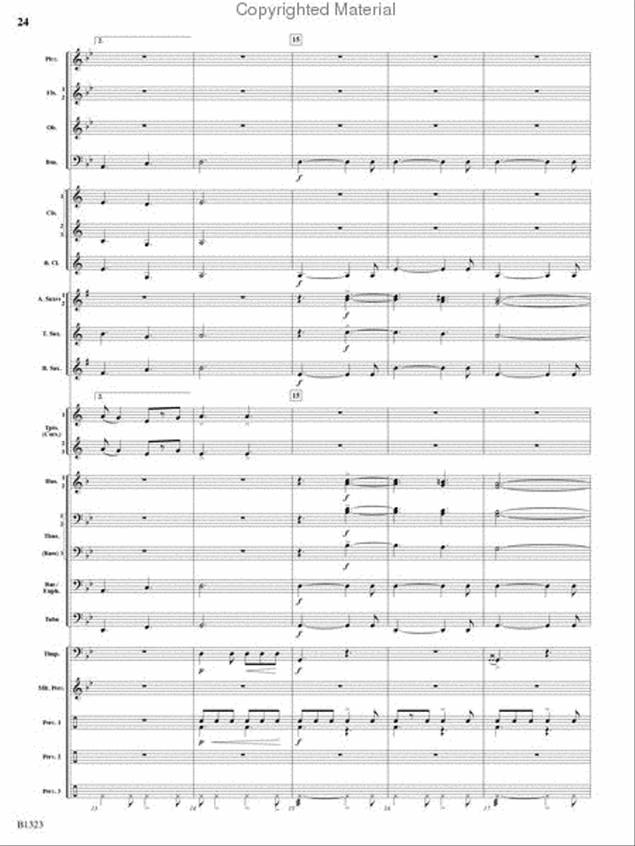 Three Scottish Vistas Three Scottish Vistas Concert Band scores gallery preview page 23