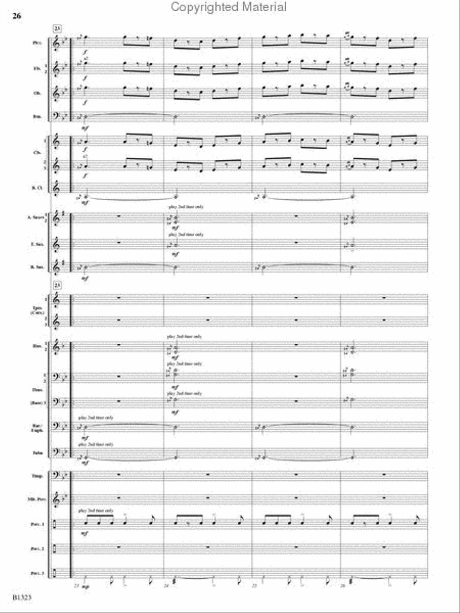 Three Scottish Vistas Three Scottish Vistas Concert Band scores gallery preview page 25