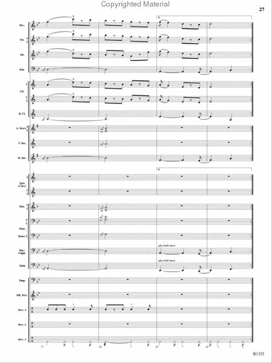 Three Scottish Vistas Three Scottish Vistas Concert Band scores gallery preview page 26
