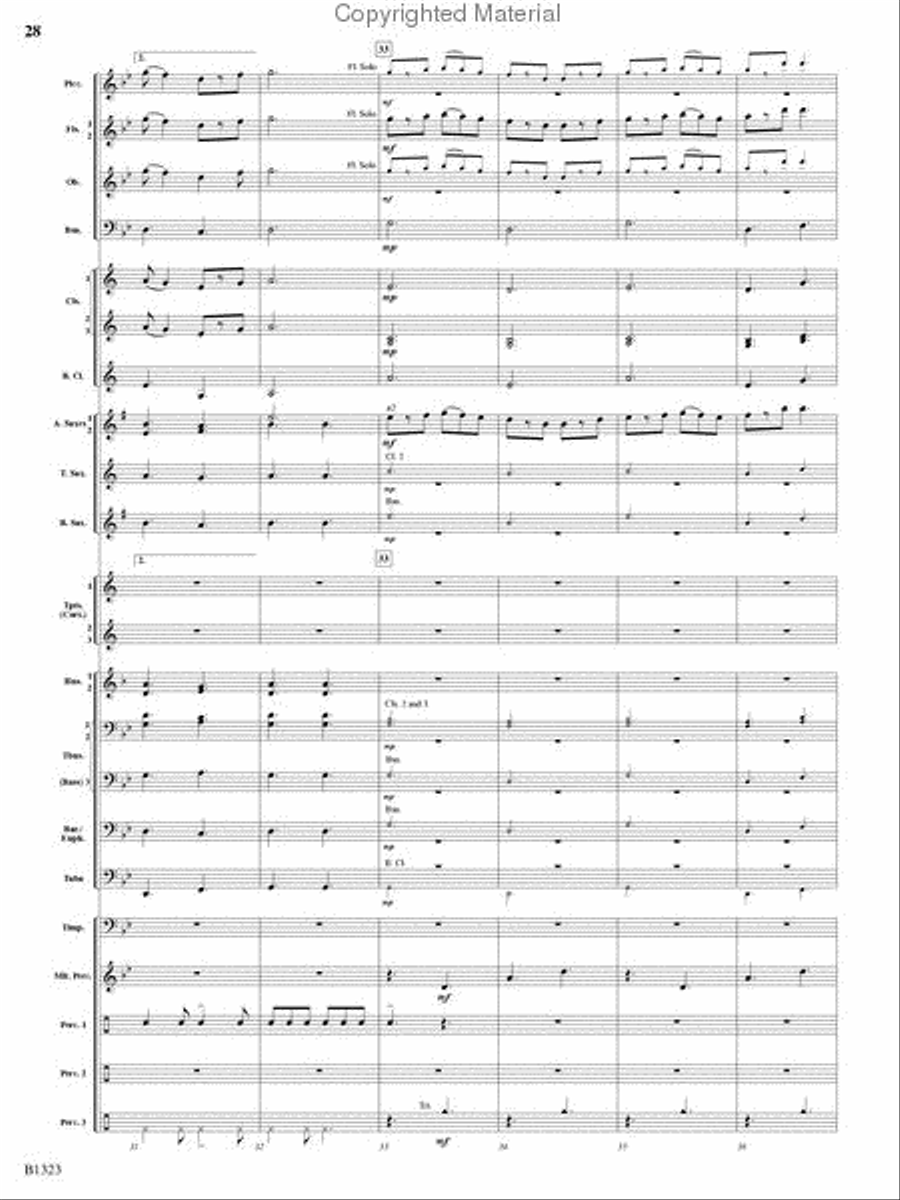 Three Scottish Vistas Three Scottish Vistas Concert Band scores gallery preview page 27