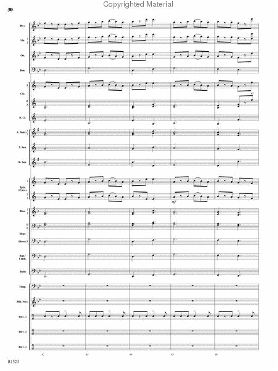 Three Scottish Vistas Three Scottish Vistas Concert Band scores gallery preview page 29
