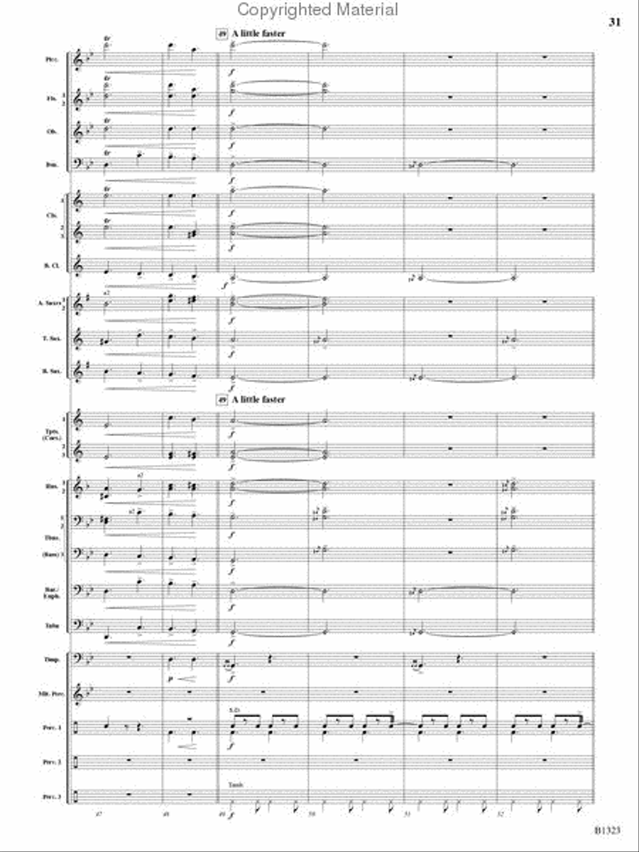 Three Scottish Vistas Three Scottish Vistas Concert Band scores gallery preview page 30