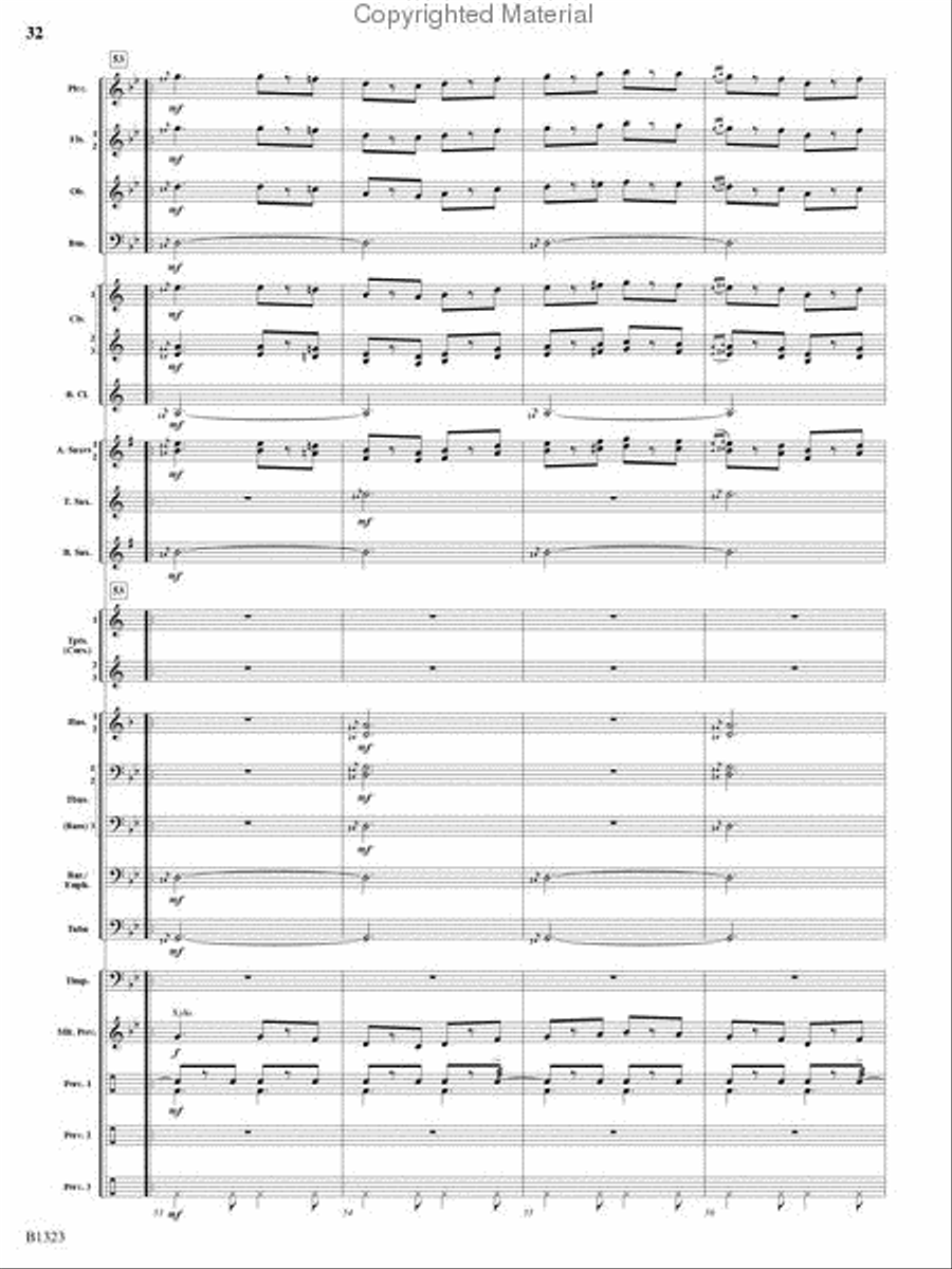 Three Scottish Vistas Three Scottish Vistas Concert Band scores gallery preview page 31