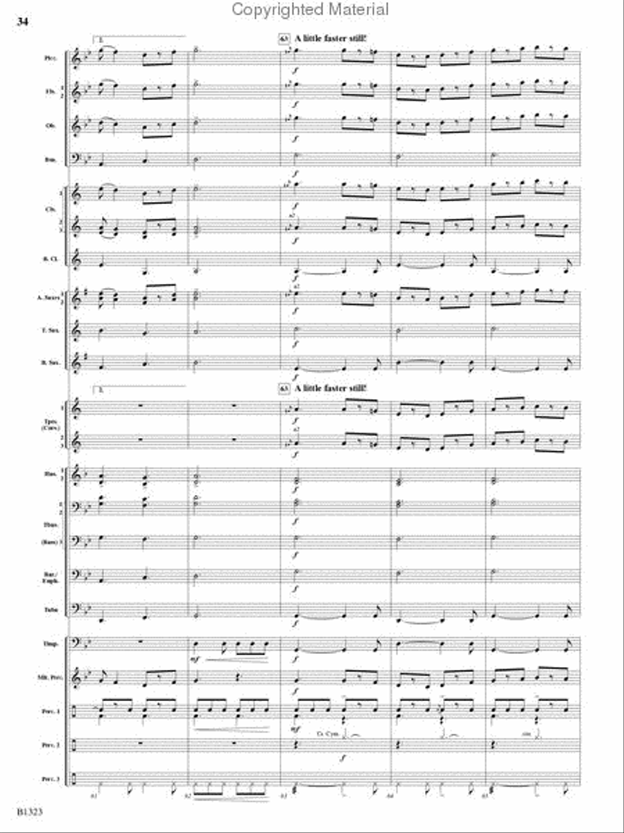 Three Scottish Vistas Three Scottish Vistas Concert Band scores gallery preview page 33