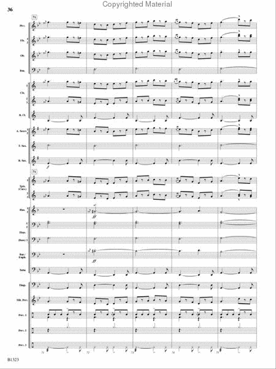 Three Scottish Vistas Three Scottish Vistas Concert Band scores gallery preview page 35