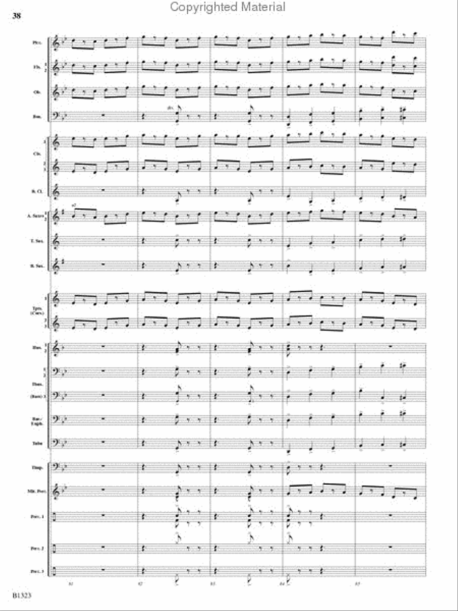 Three Scottish Vistas Three Scottish Vistas Concert Band scores gallery preview page 37