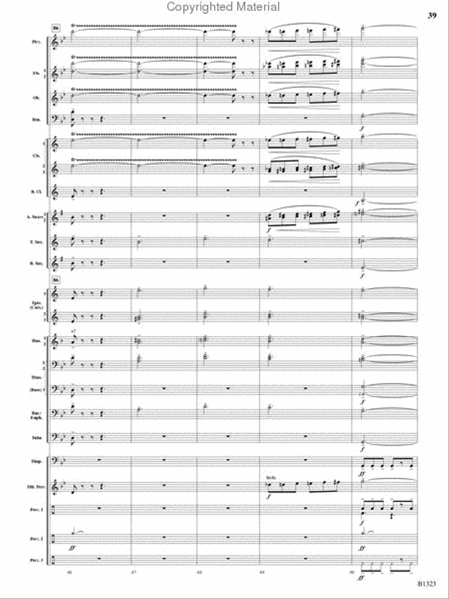 Three Scottish Vistas Three Scottish Vistas Concert Band scores gallery preview page 38