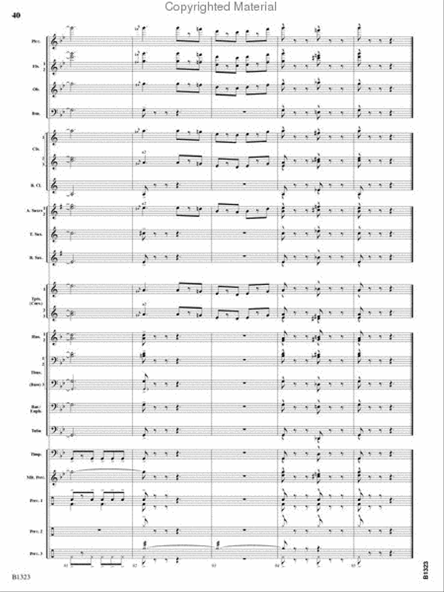 Three Scottish Vistas Three Scottish Vistas Concert Band scores gallery preview page 39