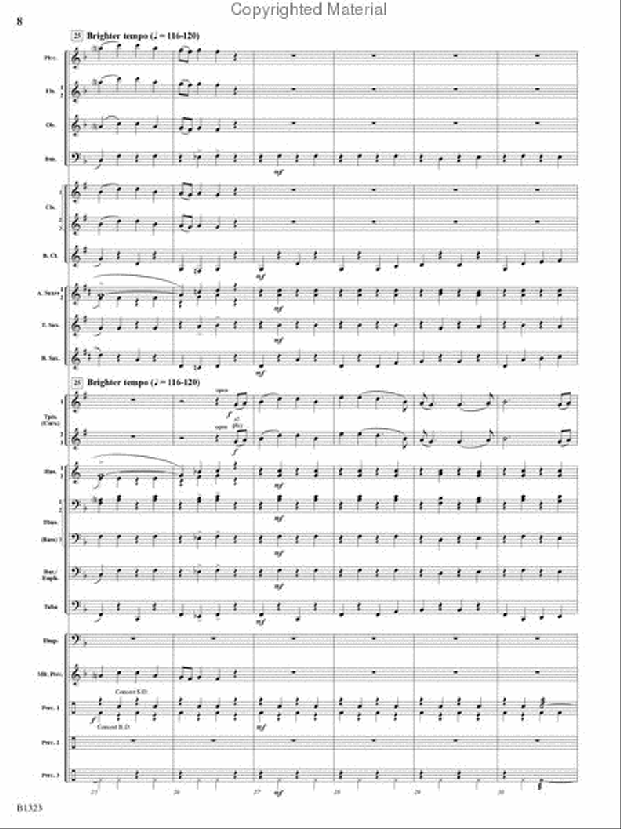 Three Scottish Vistas Three Scottish Vistas Concert Band scores gallery preview page 7