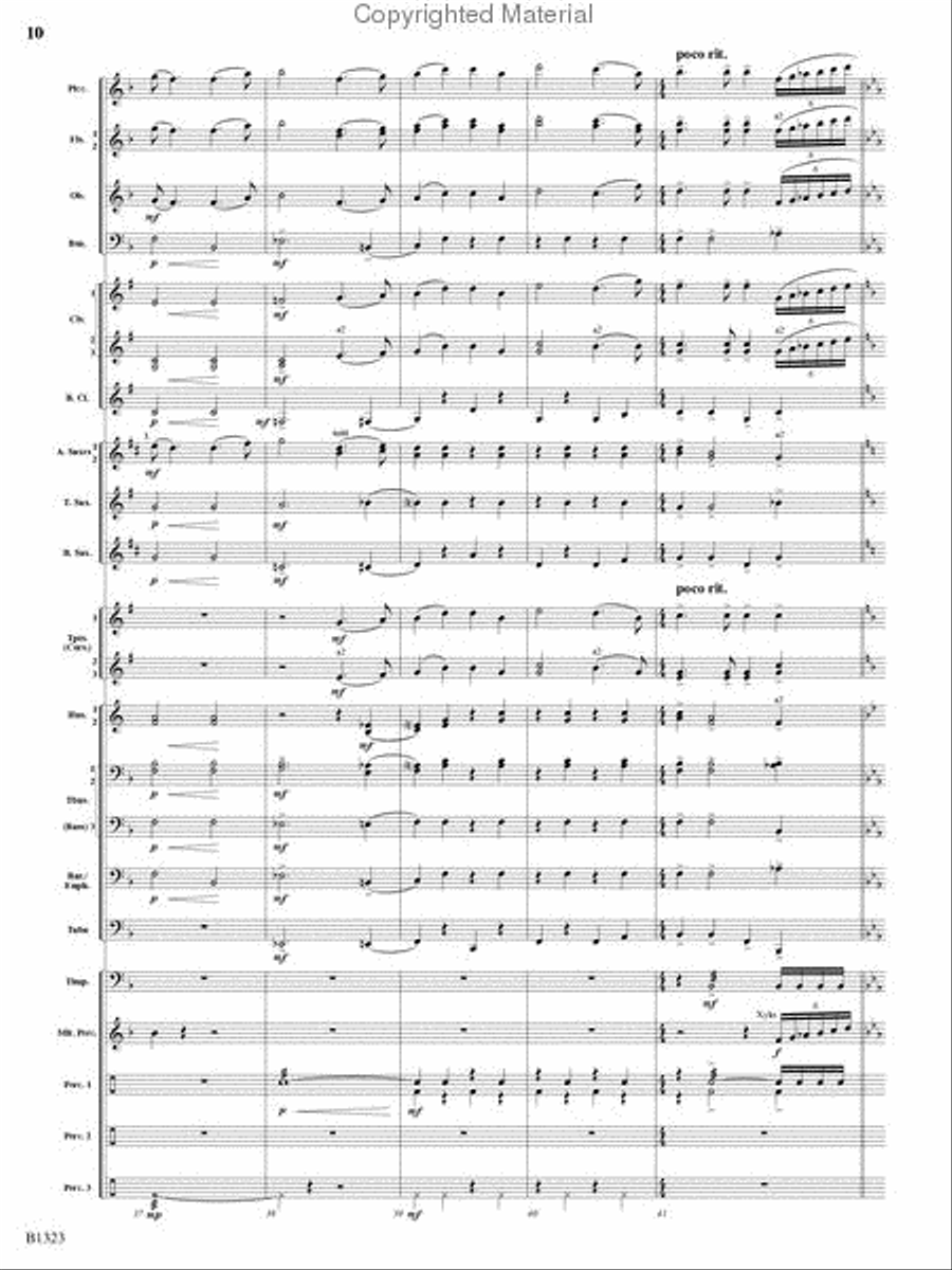 Three Scottish Vistas Three Scottish Vistas Concert Band scores gallery preview page 9