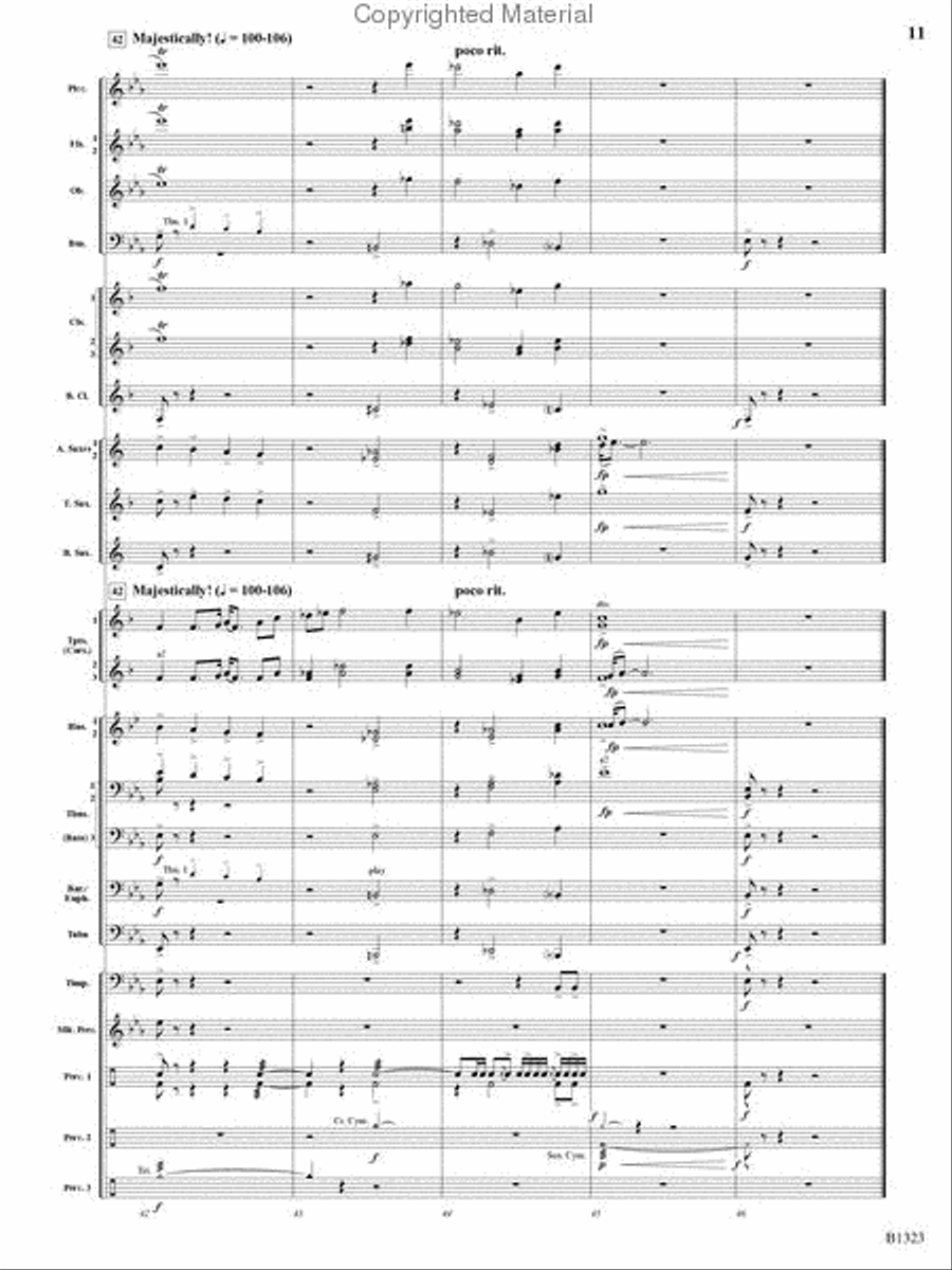 Three Scottish Vistas Three Scottish Vistas Concert Band scores gallery preview page 10