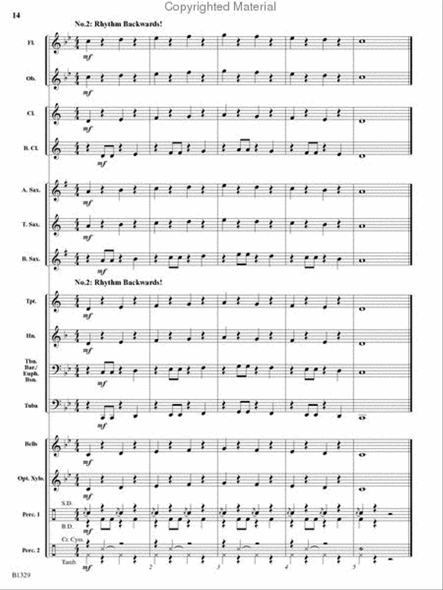 Midnight Madness Midnight Madness Concert Band scores gallery preview page 13