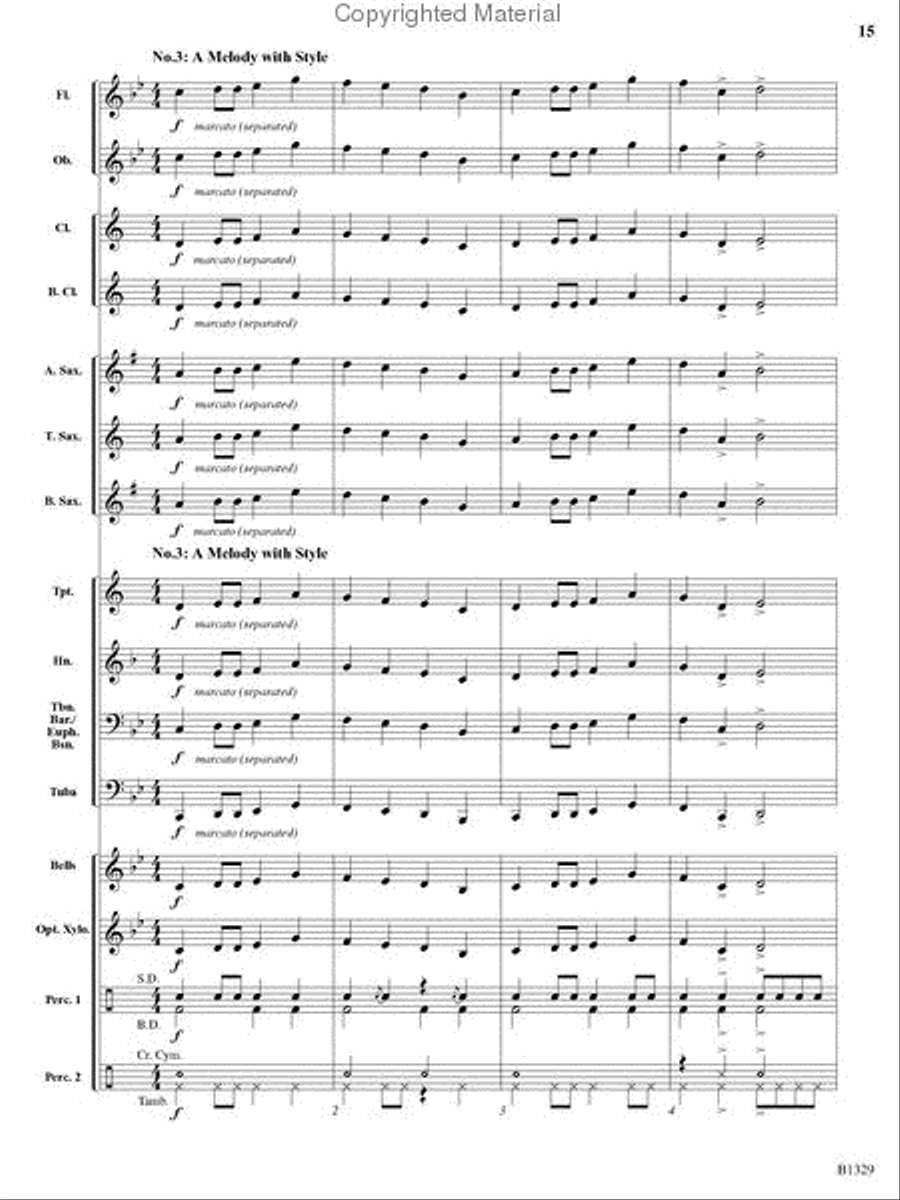 Midnight Madness Midnight Madness Concert Band scores gallery preview page 14