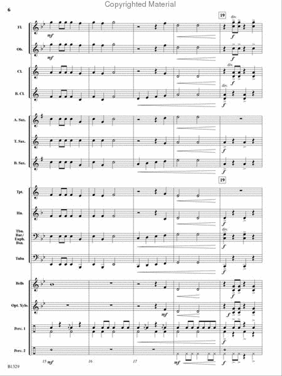 Midnight Madness Midnight Madness Concert Band scores gallery preview page 5
