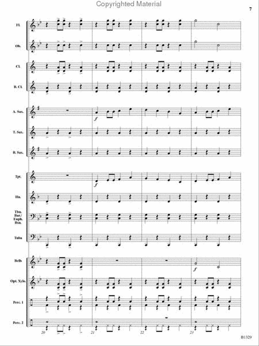 Midnight Madness Midnight Madness Concert Band scores gallery preview page 6