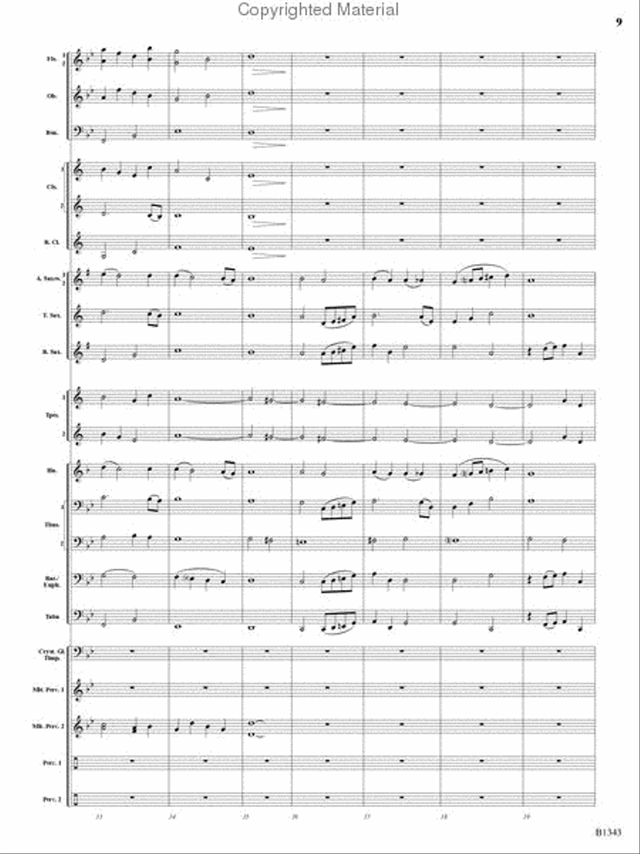 Epiphany Epiphany Concert Band scores gallery preview page 7