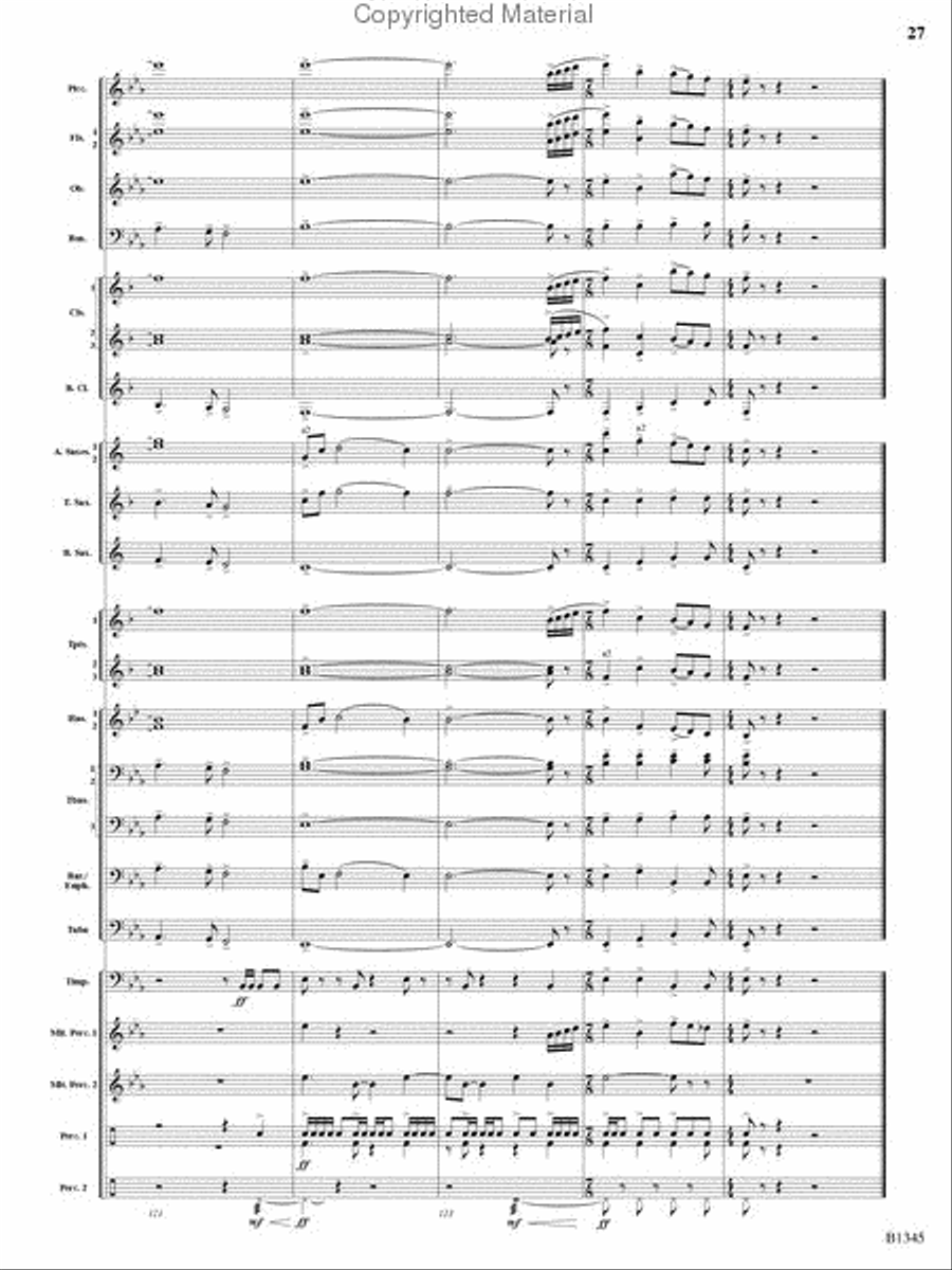 Fanfare and Jubilation Fanfare and Jubilation Concert Band scores gallery preview page 26